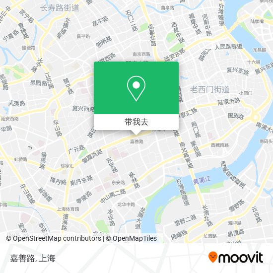 嘉善路地图