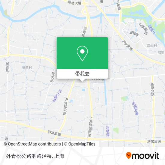 外青松公路泗路泾桥地图