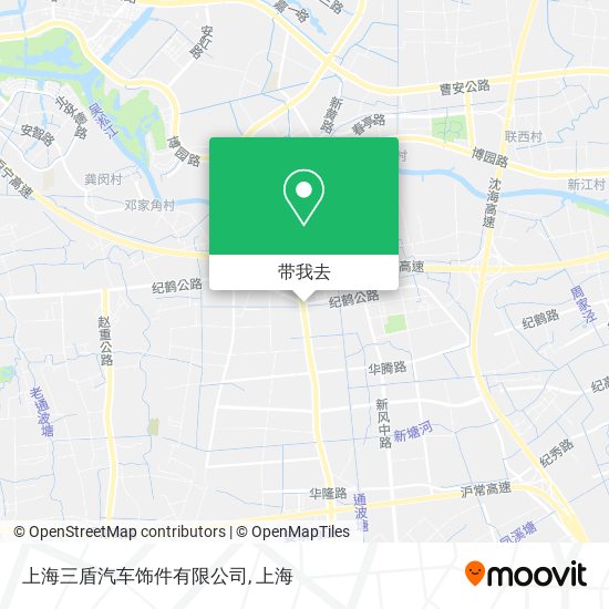 上海三盾汽车饰件有限公司地图