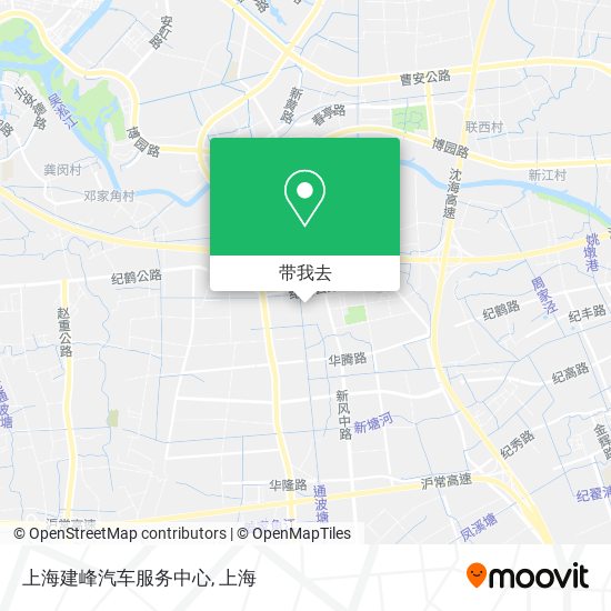 上海建峰汽车服务中心地图