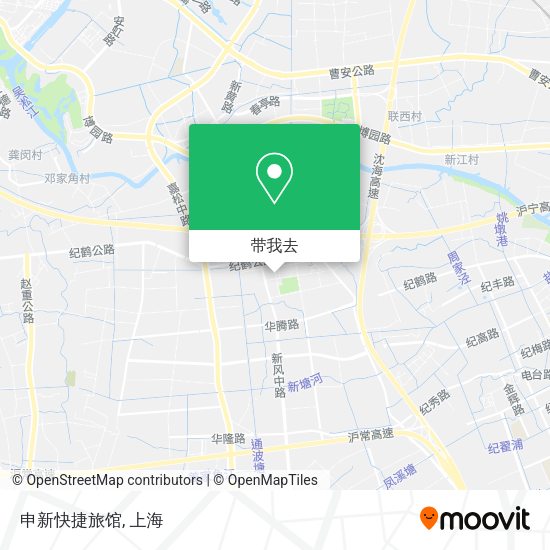 申新快捷旅馆地图