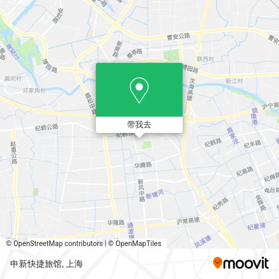 申新快捷旅馆地图