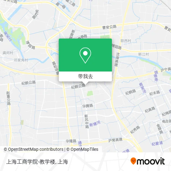 上海工商学院-教学楼地图