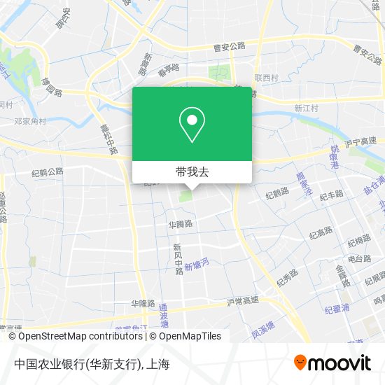 中国农业银行(华新支行)地图