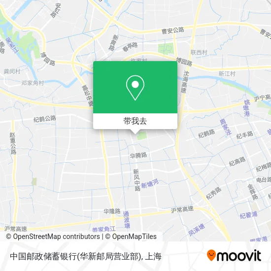 中国邮政储蓄银行(华新邮局营业部)地图