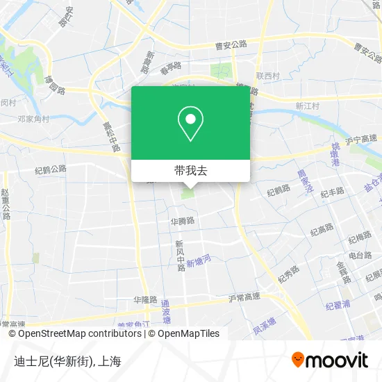 迪士尼(华新街)地图