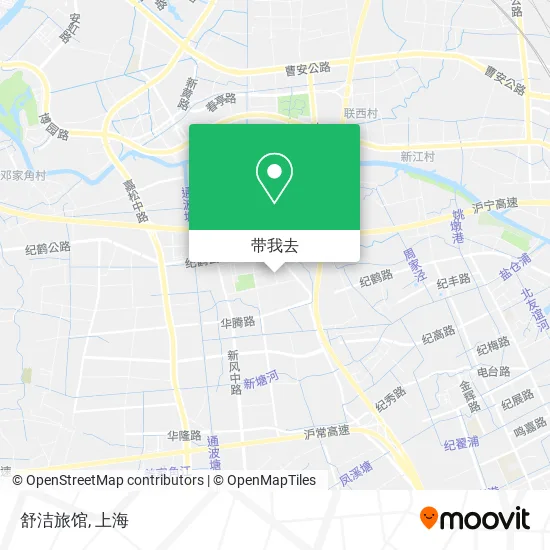 舒洁旅馆地图