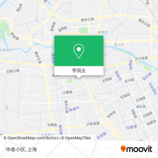 华巷小区地图