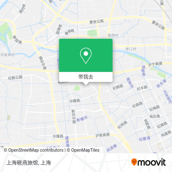 上海晓燕旅馆地图