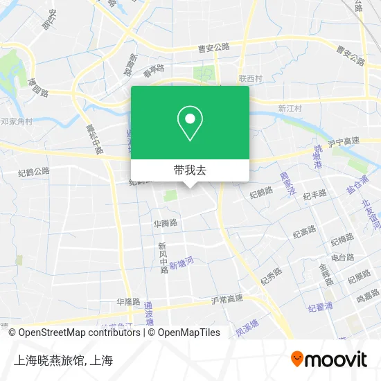 上海晓燕旅馆地图