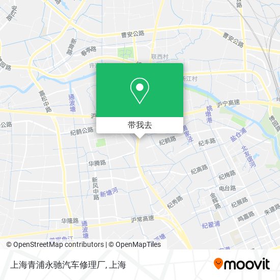 上海青浦永驰汽车修理厂地图