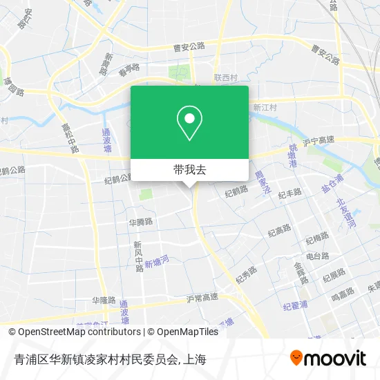 青浦区华新镇凌家村村民委员会地图