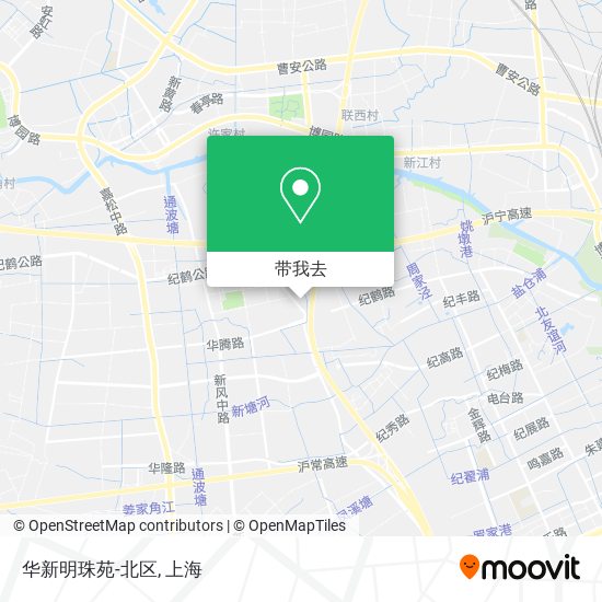 华新明珠苑-北区地图