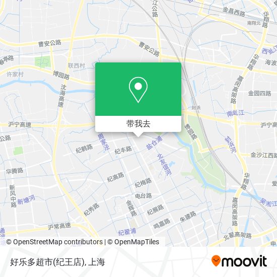 好乐多超市(纪王店)地图