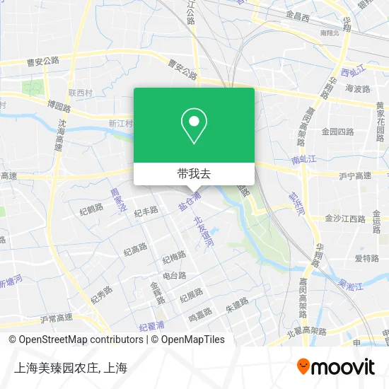 上海美臻园农庄地图