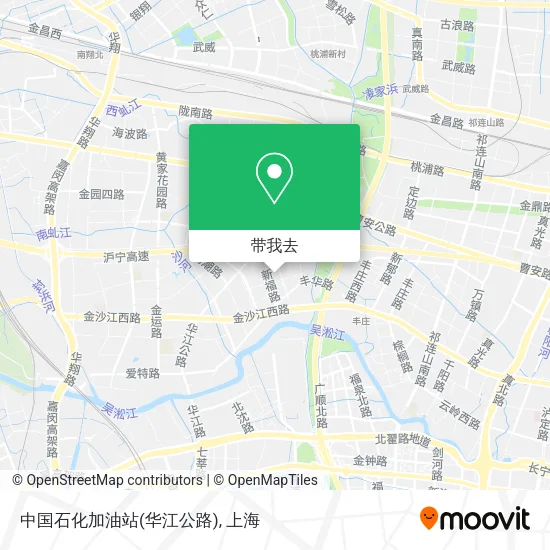 中国石化加油站(华江公路)地图