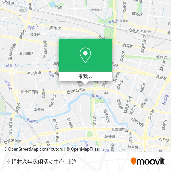 幸福村老年休闲活动中心地图