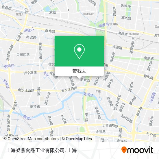 上海梁燕食品工业有限公司地图