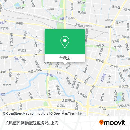 长风便民网购配送服务站地图