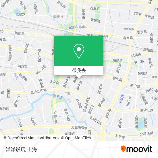 洋洋饭店地图