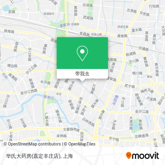华氏大药房(嘉定丰庄店)地图
