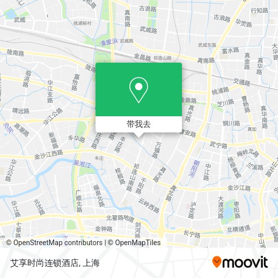 艾享时尚连锁酒店地图