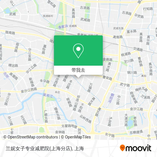 兰妮女子专业减肥院(上海分店)地图