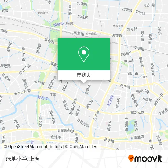 绿地小学地图