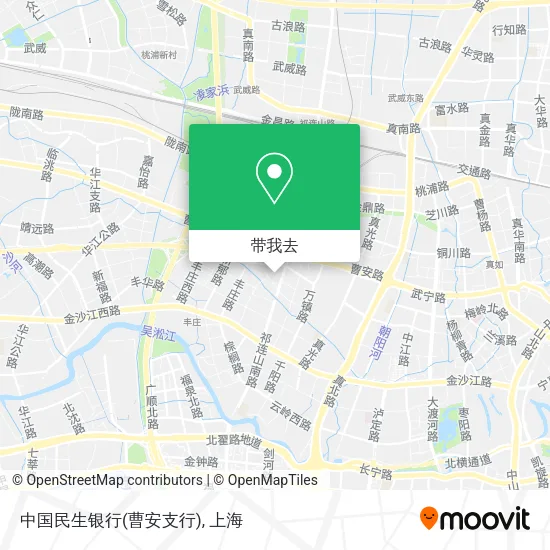 中国民生银行(曹安支行)地图