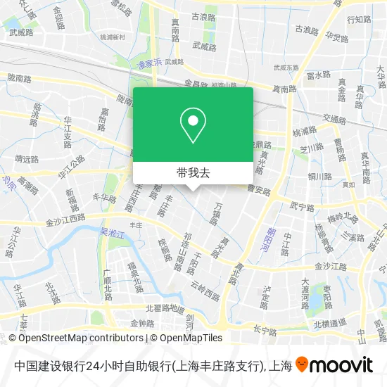 中国建设银行24小时自助银行(上海丰庄路支行)地图