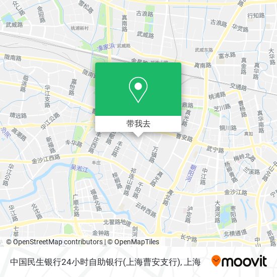 中国民生银行24小时自助银行(上海曹安支行)地图