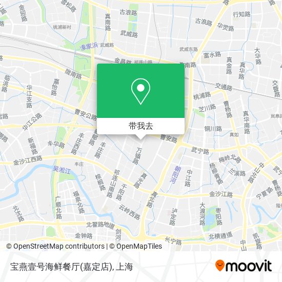 宝燕壹号海鲜餐厅(嘉定店)地图
