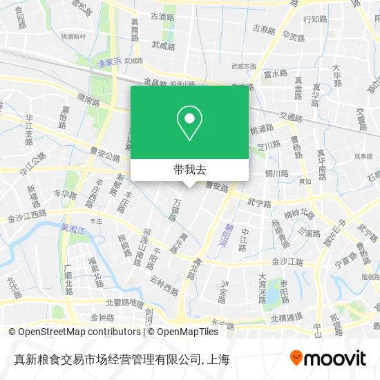 真新粮食交易市场经营管理有限公司地图