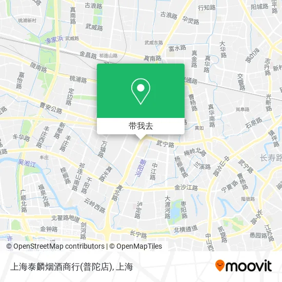 上海泰麟烟酒商行(普陀店)地图