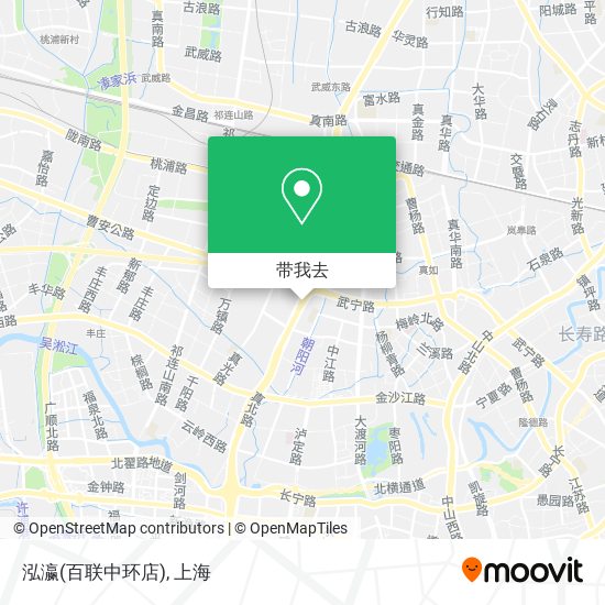 泓瀛(百联中环店)地图