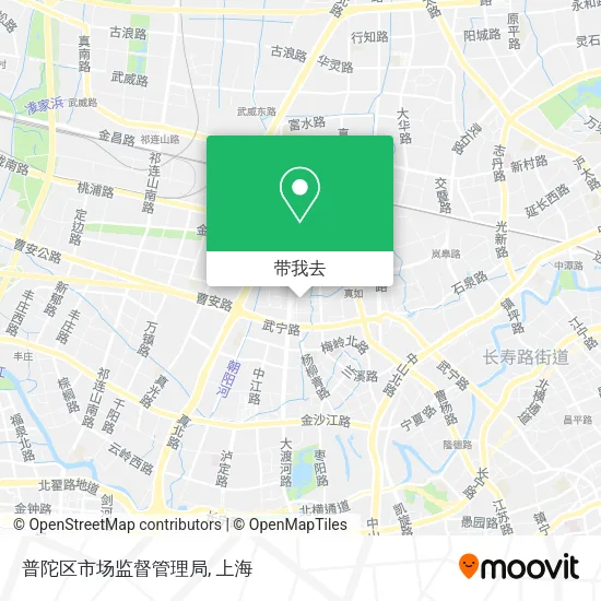 普陀区市场监督管理局地图