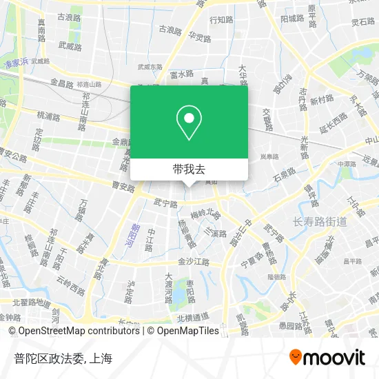 普陀区政法委地图