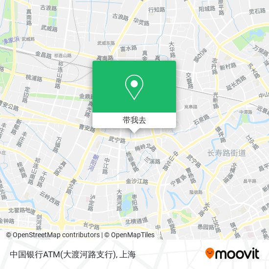 中国银行ATM(大渡河路支行)地图