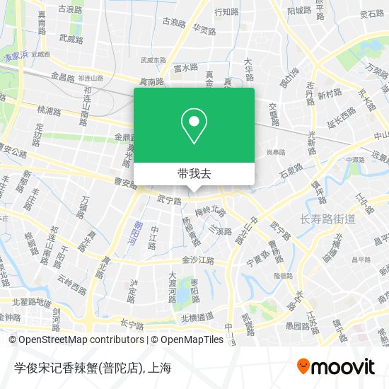 学俊宋记香辣蟹(普陀店)地图