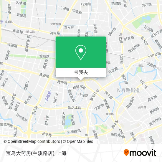 宝岛大药房(兰溪路店)地图
