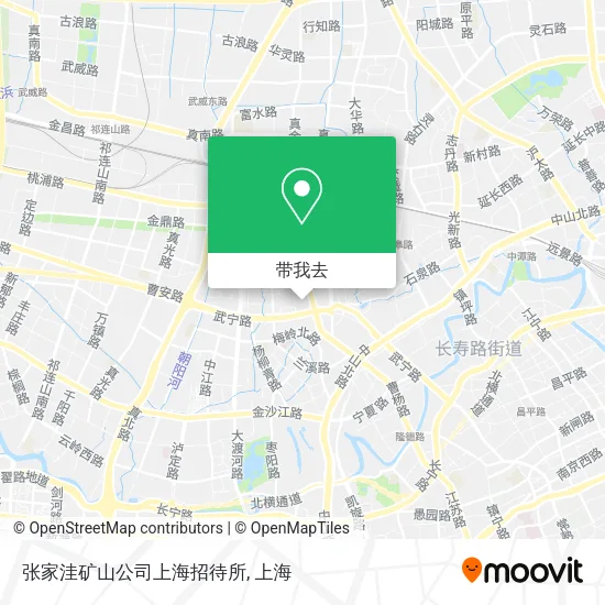 张家洼矿山公司上海招待所地图