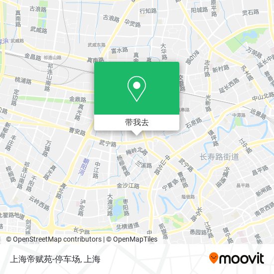 上海帝赋苑-停车场地图