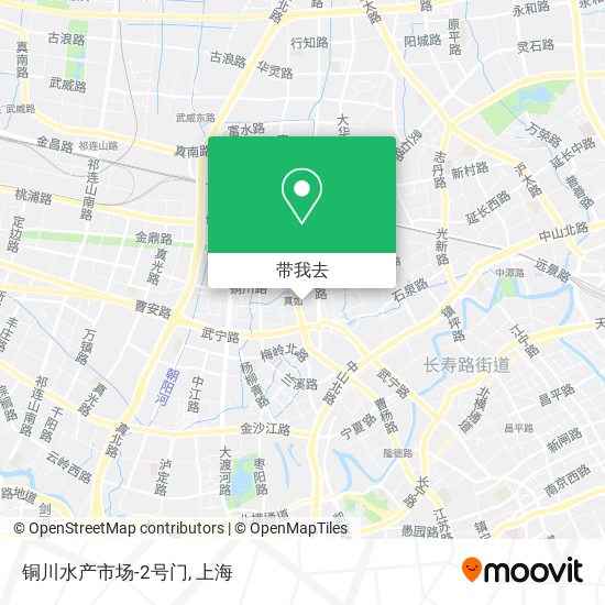 铜川水产市场-2号门地图