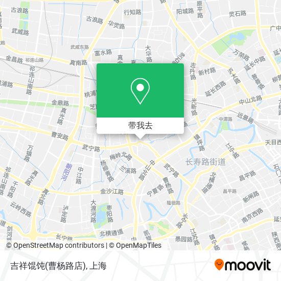 吉祥馄饨(曹杨路店)地图