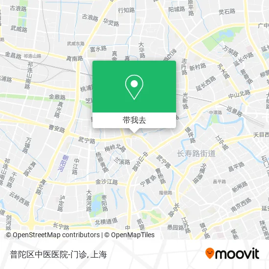 普陀区中医医院-门诊地图