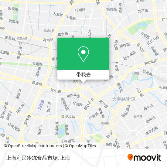 上海利民冷冻食品市场地图