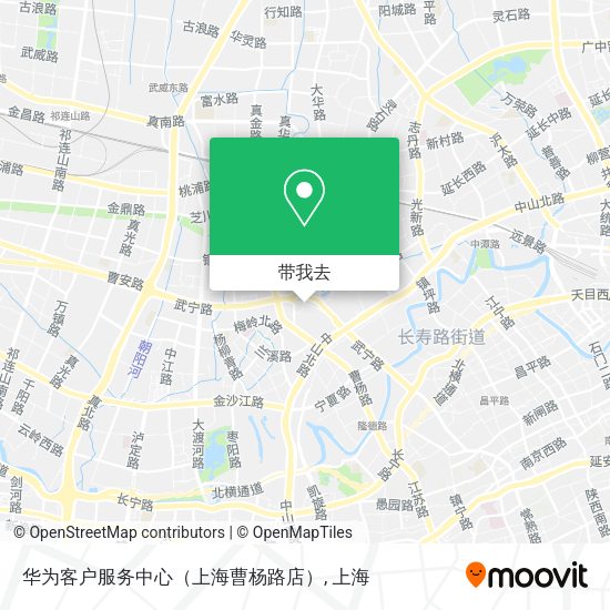 华为客户服务中心（上海曹杨路店）地图
