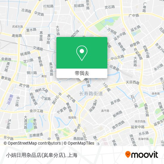 小娟日用杂品店(岚皋分店)地图