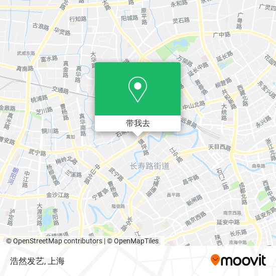 浩然发艺地图
