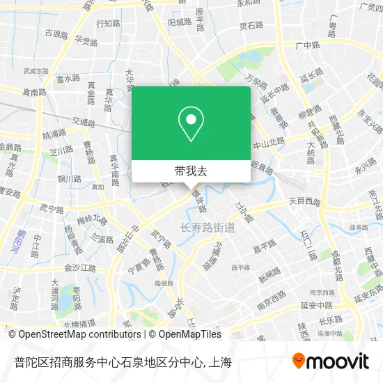 普陀区招商服务中心石泉地区分中心地图